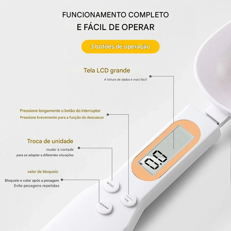 Spoon Scale Pro-Colher Medidora Digital